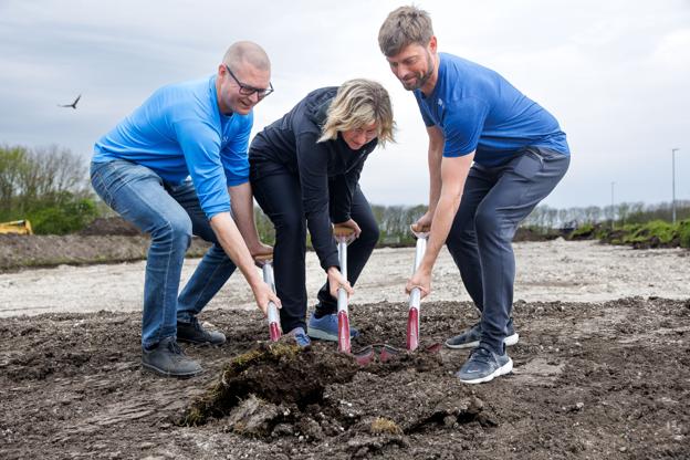 Første spadestik 9.Maj 2023